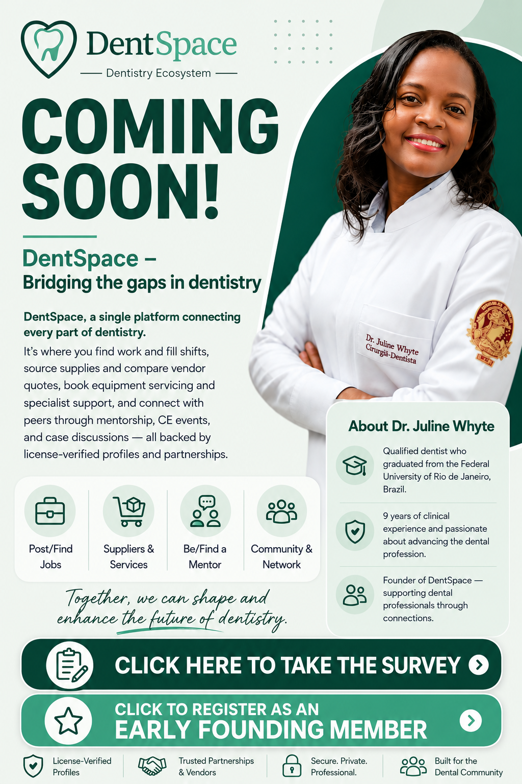 DentSpace — Coming Soon. Stronger Dentistry.